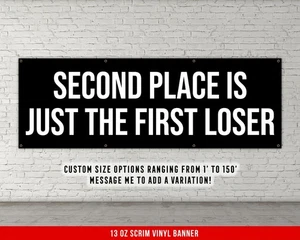Banner de gimnasio motivacional - Decoración inspiradora para levantamiento de pesas - Imagen 1 de 8