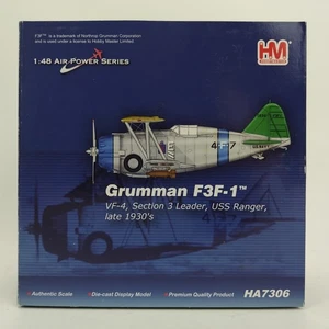 Hobby Master 1:48 Grumman F3F-1 VF-4 Section 3 Leader USS Ranger 1930s HA7306 - Picture 1 of 21