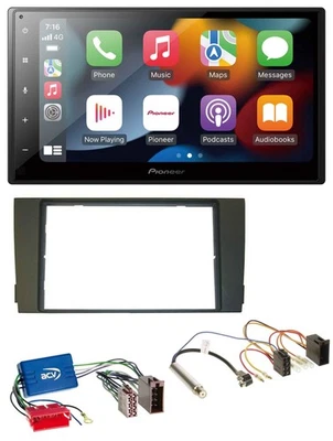 Pioneer DAB Bluetooth 2DIN USB MP3 Autoradio für Audi A6 C5 01-05 Aktivsystem Mi - Bild 1 von 4