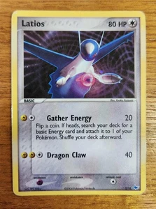 Holografische Latios Pokemon Karte, EX Trainer Kit - Latios 2/10 - Bild 1 von 2