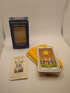 🔮 Oswald Wirth Tarot Card Deck with Instruction Booklet - Vintage Clean 1976  - Picture 1 of 9