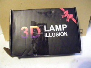 3D Illusion Lamp Night Light 16 Colors Changes with Remote Control - Picture 1 of 5
