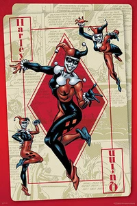 DC Comics Harley Quinn Card Poster 123 Size 61 x 91.5cm - Picture 1 of 2