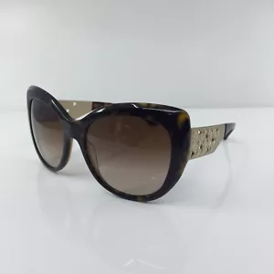 New Bulgari 8198-B Sunglasses C. 5441/13 Shiny Tortoise Sunglasses w/ Crystals - Picture 1 of 12