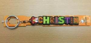 " CHRISTIN " Fun Schlüsselanhänger von Albatros mit Namen * bunt ca. 2 cm hoch - Picture 1 of 1