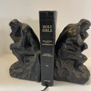 Heilige Bibel Scofield roter Buchstabe Scofield Studiensystem KJV Oxford - Bild 1 von 12