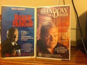 Badge of Honour Shadow of a Doubt 2 Brian Dennehy VHS videos Rocvale ex-rental - Picture 1 of 4