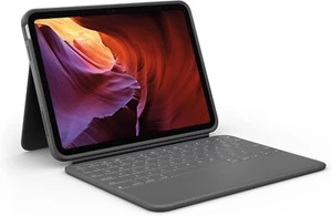 Logitech Rugged Folio Keyboard Case for Apple iPad 10th Gen & A16 Smart Graphite - Picture 1 of 8
