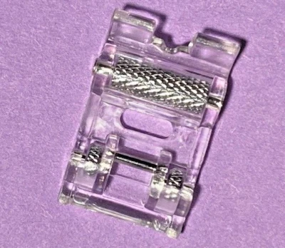 Clear Snap-On Roller Foot for Dressmaker Sewing Machines Fits Most Models - Image 1 of 4