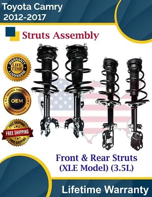 Nuevos puntales delanteros y traseros OE para Toyota Camry 2012-2017 3,5 L garantía de por vida Foto 1 de 4