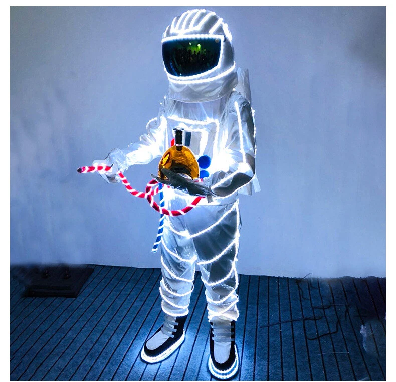 Full Color Lights LED Suit Costume Clothes NIght Club DJ Dance Performance Dress - Image 1 of 4