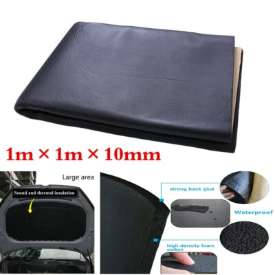 Heat Sound Shield Insulation Foam Pad Car Hood Engine Firewall Thermal Deadener - Image 1 of 4