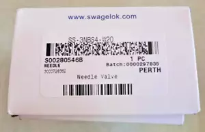 SS-3NBS4 -W20 SWAGELOK NEEDLE VALVE NEW IN FACTORY BOX - W20 = HYDROSTATIC TEST - Picture 1 of 9