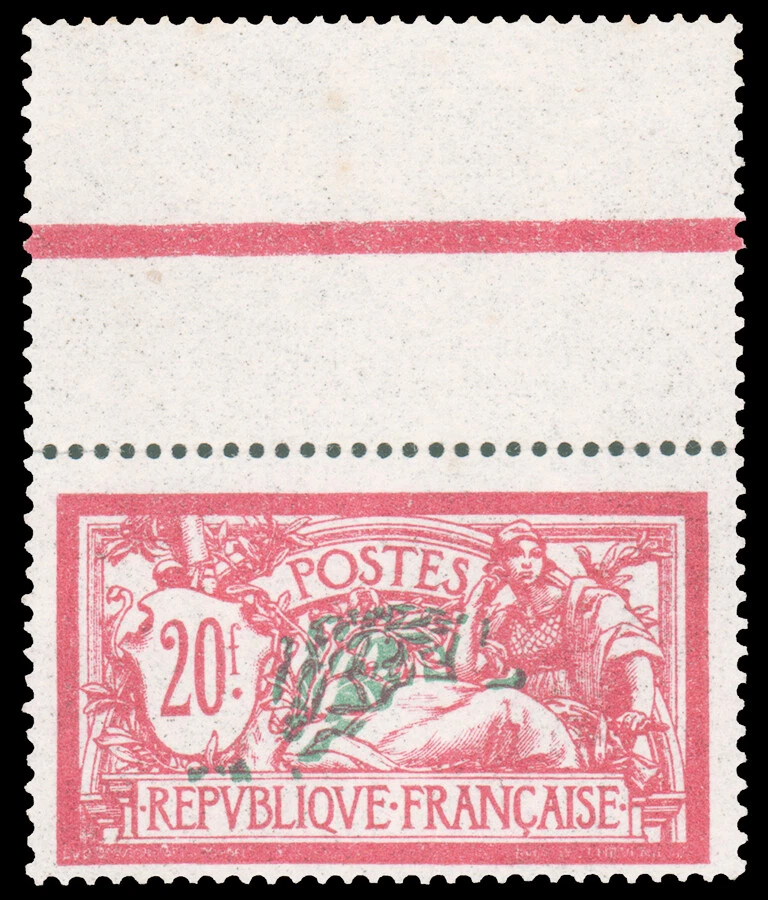 France #YT208 MNH 1926 Merson 20Fr Magenta & Green [132 Mi183] - Image 1 of 1