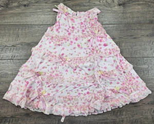 Baby Girl Clothes New Biscotti 24 Month Pink Green Ruffle Dress - Picture 1 of 4