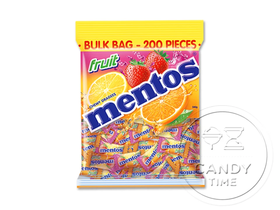 Mentos Fruits 540g Bulk 200pc Bag Pillow Pack - image 1 of 1