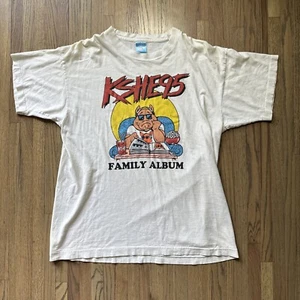 Camiseta De Colección KSHE SCHTUFF 95 RADIO ROCK REAL Álbum Familiar Años 80 Gráfico Antiguo - Imagen 1 de 11