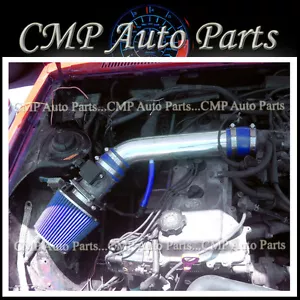 BLUE AIR INTAKE KIT SYSTEMS FIT 1995-1999 TOYOTA TACOMA 2.4 2.4L Pre Runner DLX - Picture 1 of 2