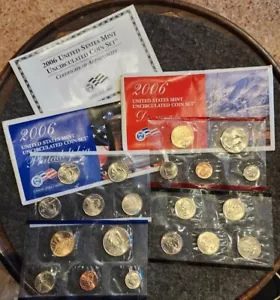 2005 & 2006 U.S Mint Set (P&D) UNC | Orig. Packaging + COA | (42 Coins Total) - Picture 1 of 15