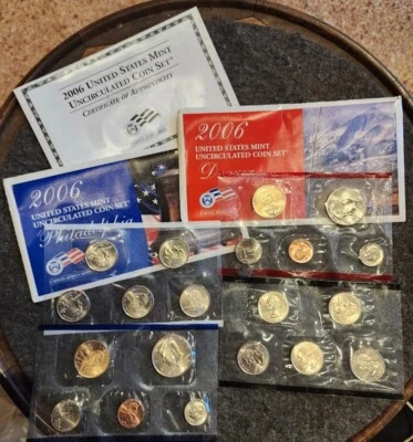 2005 & 2006 U.S Mint Set  (P&D) UNC | Orig. Packaging + COA | (42 Coins Total) - Image 1 of 4