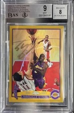 2003-04 Topps Chrome Gold Refractor Shaquille O'Neal GOLD AUTO #/99 BGS 9 Pop  5