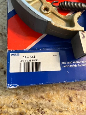 EBC тормозные колодки Yamaha XS650S специальный, XS650, TX650, XS2, RD250, RD350 задний 514 - Изображение 1 из 2