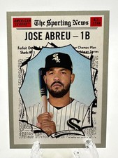 Jose Abreu 2019 Topps Heritage The Sporting News #352 White Sox Baseball Card