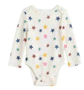 Baby Size 3 Month Bodysuit Jumping Beans Stars Long Sleeve Crew neck - Picture 1 of 1