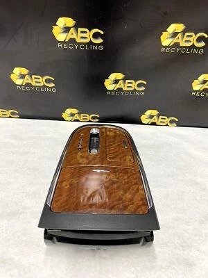 2010 Nissan Murano Center Console Shifter Bezel Cup Holder Assembly Wood Grain Foto 1 de 4