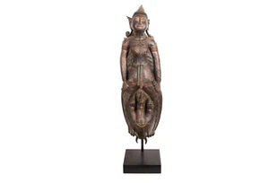 Ein Großes Architektonisches Holz Element Garuda & Nagas , Burma  20. Jh. - Bild 1 von 12
