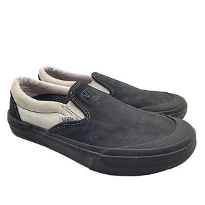 Vans Slip-On Pro BMX Mens 5 Dak Black Pop Cush Skate Training Walking Shoes - Picture 1 of 12