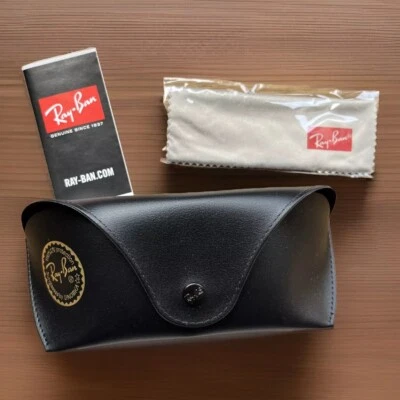 Ray Ban Gafas de Sol Gafas de Sol Estuche a Presión con Paño de Limpieza Foto 1 de 4