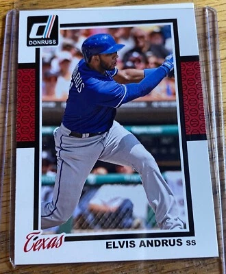 2014 Donruss MLB Baseball #72 Elvis Andrus Texas Rangers - Image 1 of 2
