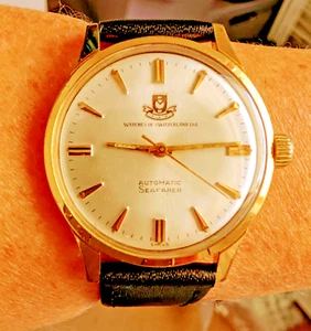 Gents Swiss GP 1960s Watches of Switzerland Seafarer ETA2451 Auto Watch Serviced - Picture 1 of 10