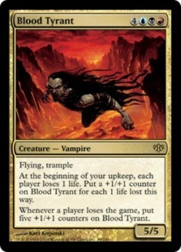 Blood Tyrant ~ Lightly Played Conflux MTG Magic UltimateMTG Multi-Color Card - Image 1 of 1