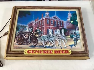 Genesee Bier 3d Feuerwehr Schild 20x15 - Bild 1 von 3