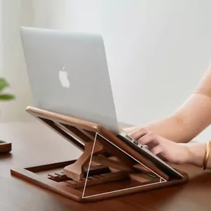 Adjustable Portable Foldable Laptop Desktop Stand Notebook Tablet Riser Holder N - Picture 1 of 8