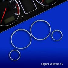Chrom Tachoringe Instrumenten Rahmen Opel Astra G Zafira A Clip Tacho-Blenden