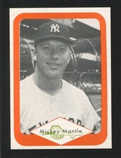 #41 MICKEY MANTLE, Yankees  1975 Great Plains Greats: NM, good centering 173807e
