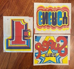 Vintage 1977 General Foods Cereal Iron-On Transfers - Set of 3 - Unused  - Picture 1 of 2