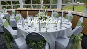 Verleih Stuhlhussen weiß, creme, Stretch 1,50 Euro inkl. Reinigung - Bild 1 von 6