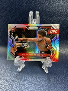 UFC 2021 Panini Prizm plata novato Prizm Roosevelt Roberts # 117 - Imagen 1 de 2