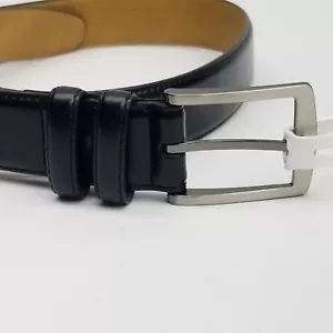Schwarzer Ledergürtel Herren Größe 30 Kollektion von Michael Strahan Synthetik Neu Abschlussball - Bild 1 von 7