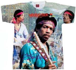 JIMI HENDRIX SUBLIMADO.  CAMISETA WOODSTOCK SE ENVÍA DESDE ESTADOS UNIDOS... - Imagen 1 de 3