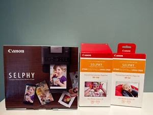 Canon SELPHY CP1300 Compact Photo Printer Black NEW IN BOX w Paper and Ink! - Photo 1/2