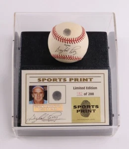 Gaylord Perry Signed LE of 200 NL Baseball Display w/Thumbprint (Beckett) Giants - Picture 1 of 5