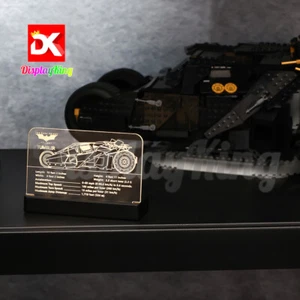 Display King-LED display plaque for Lego DC Batman Batmobile Tumbler 76240 (NEW) - Picture 1 of 11