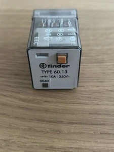 Finder 60.13 Relay 250 VAC 10 Amp 11 PIN 230V Coil - Picture 1 of 4