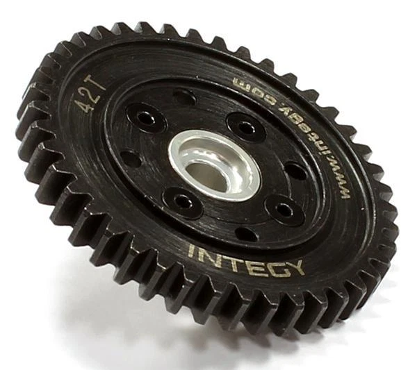 Billet Machined HD Spur Gear 42-Tooth for HPI Ken Block WR8 3.0 - Silver - Image 1 of 1