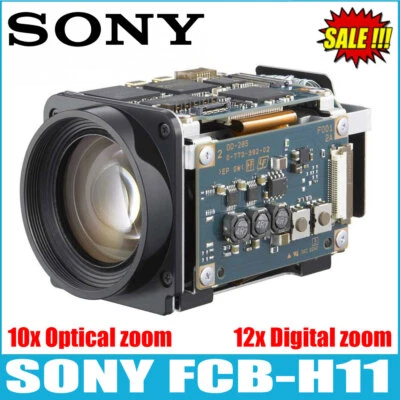Sony FCB-H11 2MP HD 10x Optical Zoom + 12x Digital zoom Colour Camera Block - Image 1 of 4